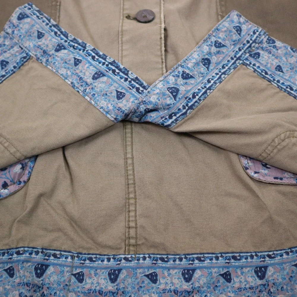 Free People We The Free‎ Apollo Oversized Jacket Military Army Cargo XS 18.5x33